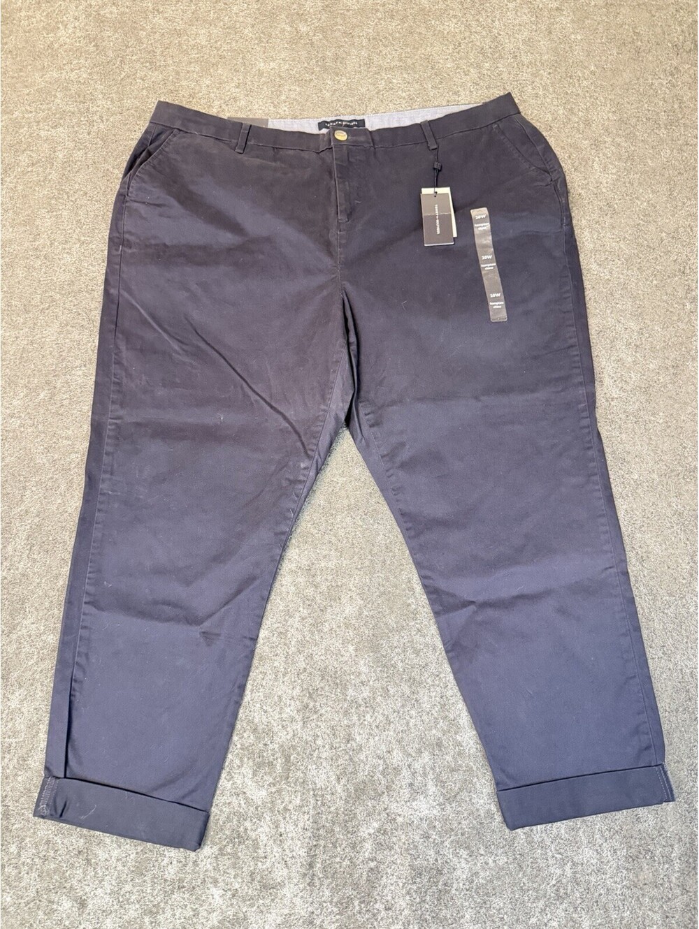 Tommy Hilfiger Heritage Chino Pants Women’s 20W Navy Straight Leg NWT
